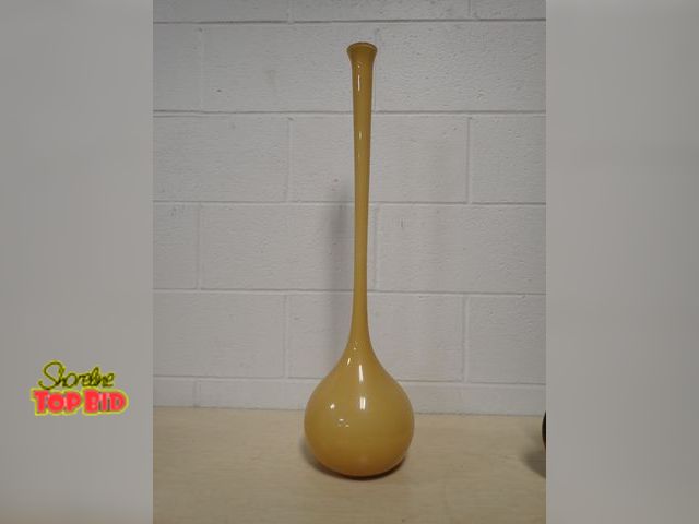 Lot 59-33145 - Mid-Century "Bulb" or "Bottle" Vase by Arthur Percy for the Swedish Glassworks, circa 1950s, 28" tal...
