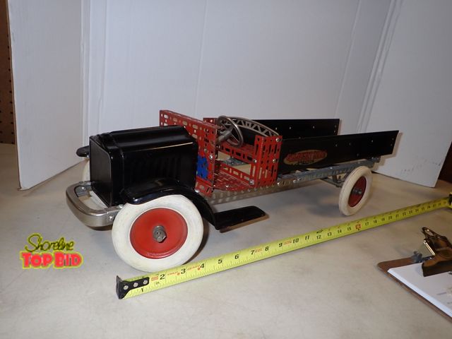 Lot 59-41159 - Rare A.C. Gilbert Toys Co 26" long Erector Set, Model 1920s Kelmet or White Truck