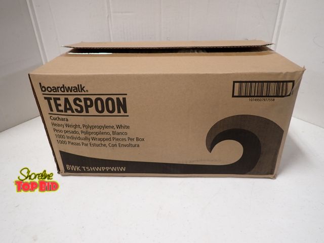 Lot 59-21481 - Case of Individually Wrapped Teaspoons