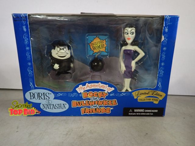 Lot 59-58085 - 1998 Premiere Exclusive Boris and Natasha Limited Edition Character Figurines