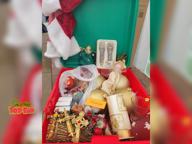 Lot 59-93212 - Massive Christmas Lot! Tons of ornaments, card games, and more are included in this Christmas lot! W...