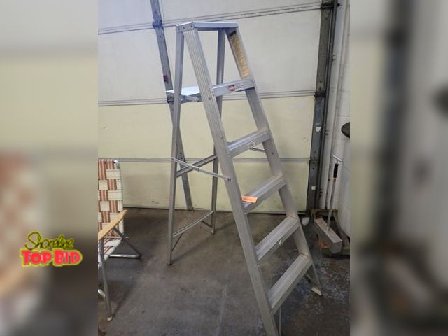 Lot 59-41202 - Aluminum 225 lbs. Step Ladder