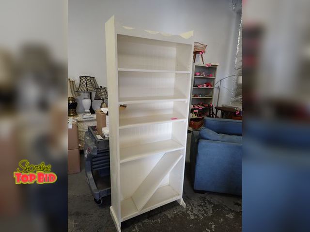 Lot 59-50129 - 5-Tier Painted Bookcase 68" x 36" x 12"