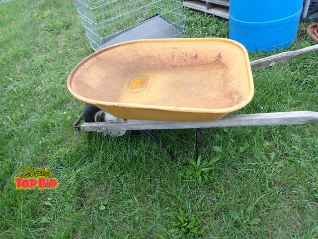 Lot 59-21279 - Metal Wheelbarrow