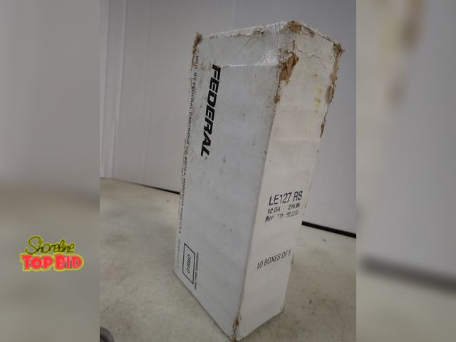 Lot 59-41238 - Unopened 12-GA 2 3/4" Rifled Slug, 10 Boxes, 5 Bullets in Each, Federal