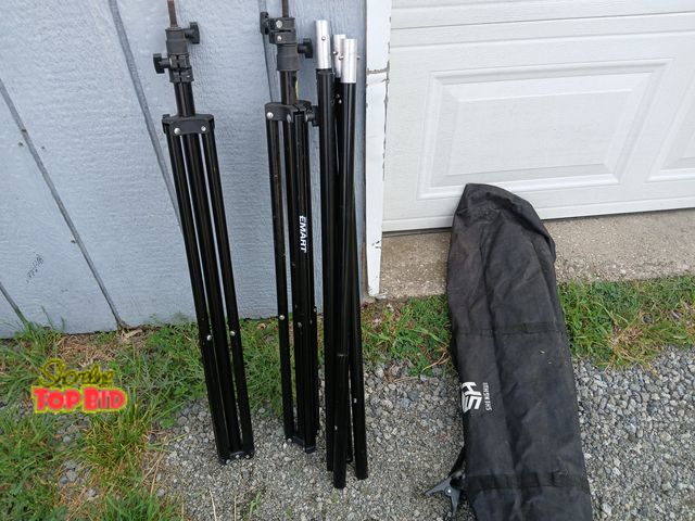 Lot 59-71141 - EMART Photography Light Stand Tripod Lot w/ Carry Bag – Studio Video