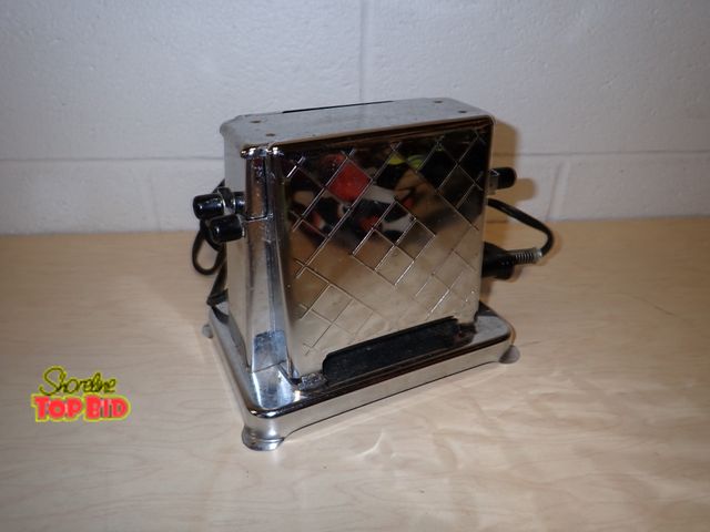 Lot 59-33020 - Vintage Toastess TT_200 Art Deco Chrome Electric Turnover Toaster 1930s to 1950s, Tested - Functiona...