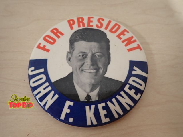 Lot 59-43959 - Rare Original 1960 John F Kennedy Campaign Button