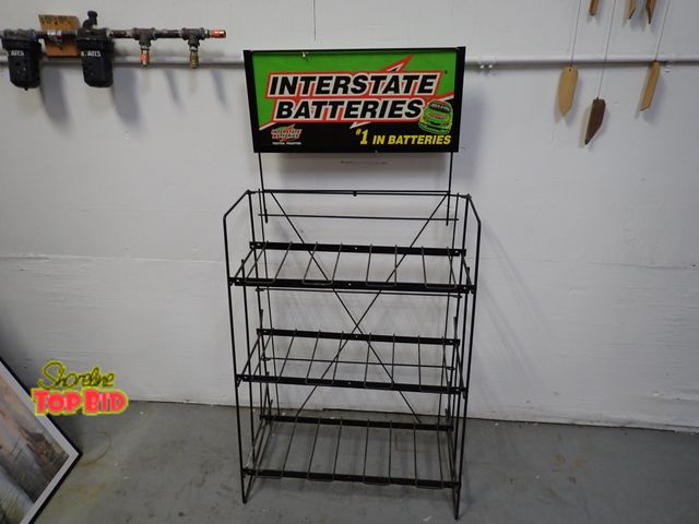 Shoreline Top Bid - Lot 59-24218 - Vintage Interstate Battery Display Rack