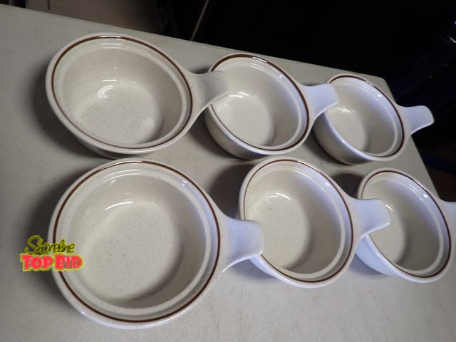 Lot 59-21425 - Set of 6 Syracuse China, Vintage Set, Soup Bowls