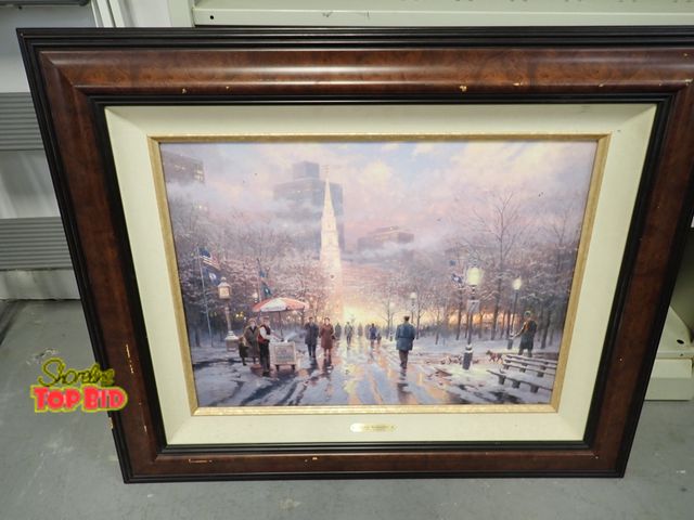 Lot 59-45141 - 2005 Thomas Kinkade Original Oil on Canvas Painting 28 1/2" x 34 1/2"