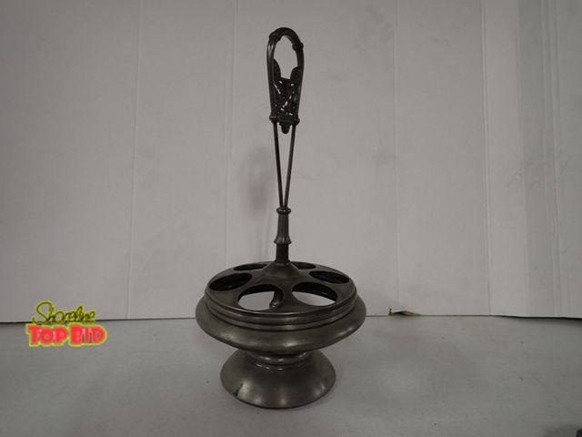 Lot 59-50056 - Antique Victorian Silver-Plated Condiment Cruet Caddy