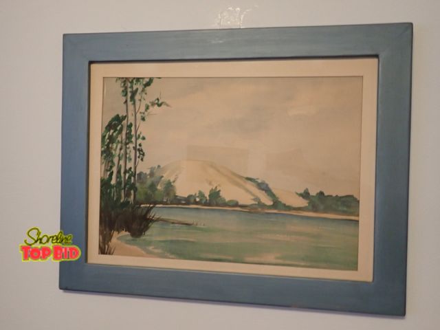 Lot 59-43498 - Framed Watercolor by Fred Kemp 20" x 25 1/2"