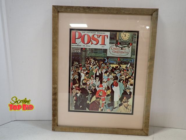 Lot 59-43412 - Framed Post Print 15" x 12"