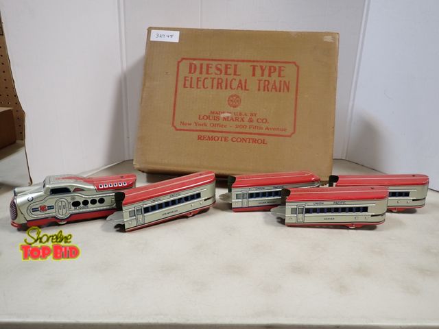 Lot 59-41736 - Louis Marx diesel type electrical train
