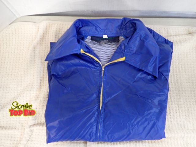Lot 59-45150 - New Old Stock Vintage from 1980s - 1990s Grand Sport 100% Nylon Windbreaker Track Suit, Pant Legs ha...