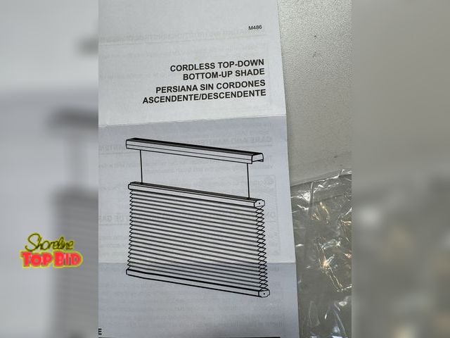 Lot 59-40002 - 20"Top Down/Bottom up Cellular shade. About 64" long