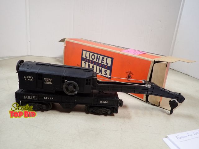 Lot 59-41832 - Lionel 6460 operating work train and original box