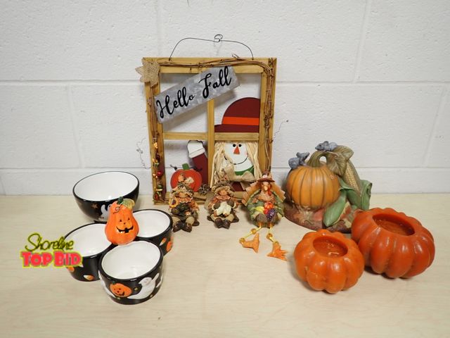 Lot 59-33018 - Nice Fall/Halloween Decor - all in good condition