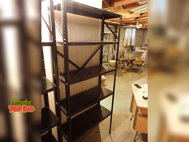 Lot 59-43368 - 72" x 30" x 12" Metal 5-Tier Shelving Unit