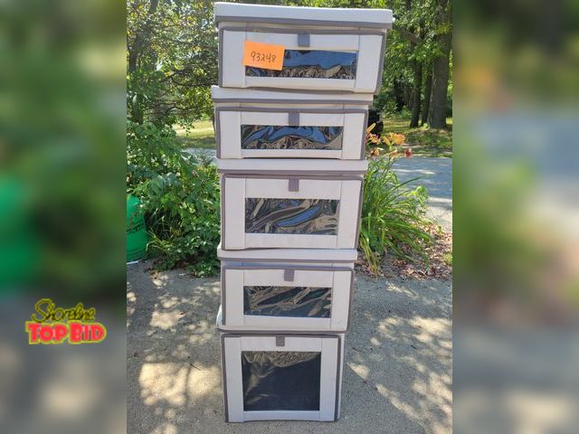 Lot 59-93248 - 5 Foldable Storage Cubes