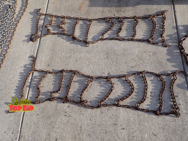Lot 59-21445 - Pair of Tire Chains 48" long x 12" width