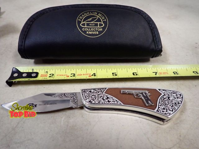 Lot 59-41285 - New Franklin Mint Collectors Knife Colt 1911 Automatic