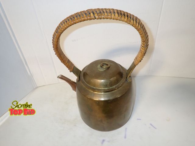 Lot 59-10379 - Vintage Brass Teapot Designed by Swedish Designer Sigurd Persson, likely dating from the 1940s