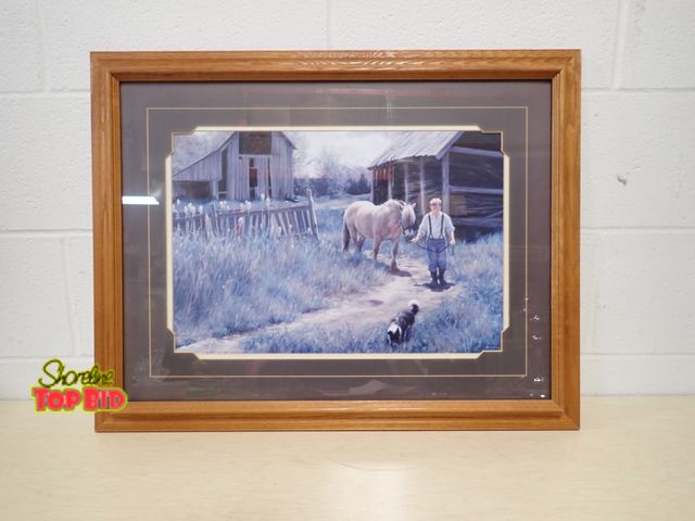 Lot 59-33190 - Framed "To Spring Pastures" Print by Robert Duncan 21" x 27"