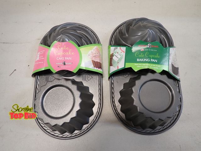 Lot 59-41598 - 2 Nordic Ware Cupcake Cake Pans
