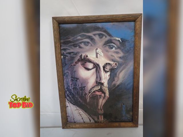 Lot 59-14491 - This Print is Titled "Calvary" was created by Mexican Artist Octavio Ocampo, renowned for his "Metam...