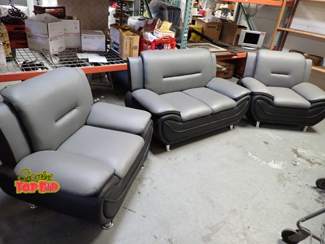 Lot 59-38348 - 3-Pc Living Room Set - Love Seat &amp; 2 Chairs, Never Used