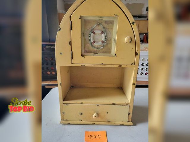 Lot 59-93217 - Nautical Storage Case Gorgeous storage box/wall hanging. This is perfect for someone to refinish/rep...