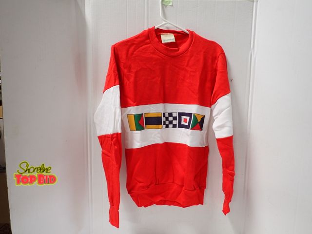 Lot 59-45179 - New Old Stock 2 St. John's Bay Size Samll, 50% Cotton 50% Acrylic Sweatshirts, Made in USA