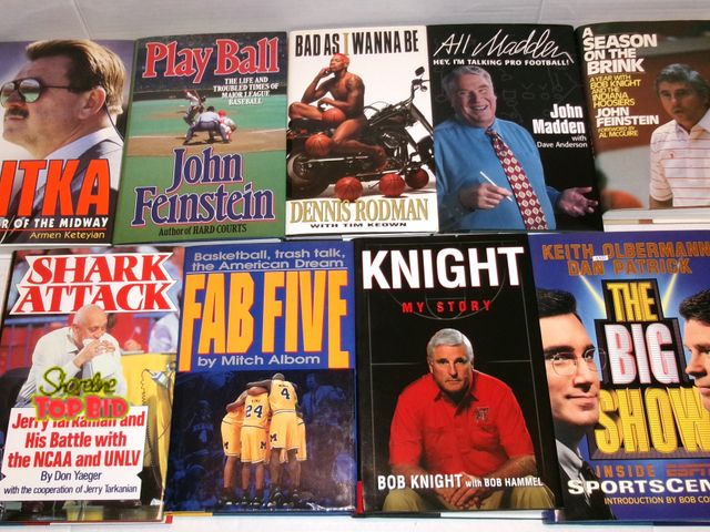 Lot 59-74532 - Sports Book - Lot - all Hardcover - Great gift for the Sports Dude in your Life
