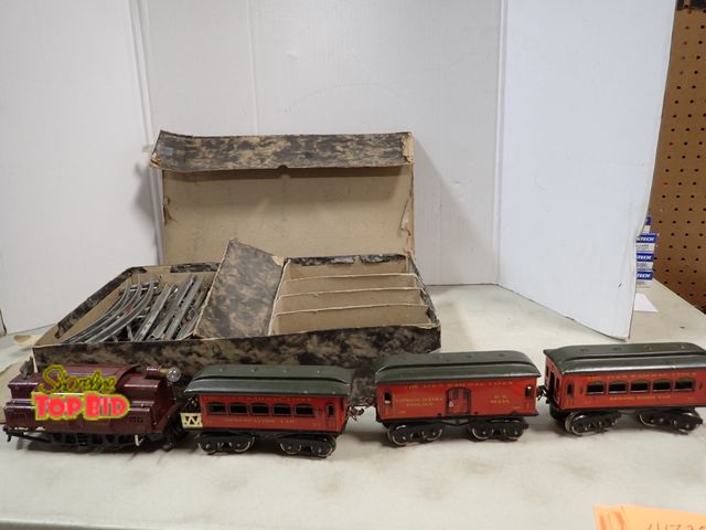 Lot 59-41737 - Antique The Ives Railway Lines train set