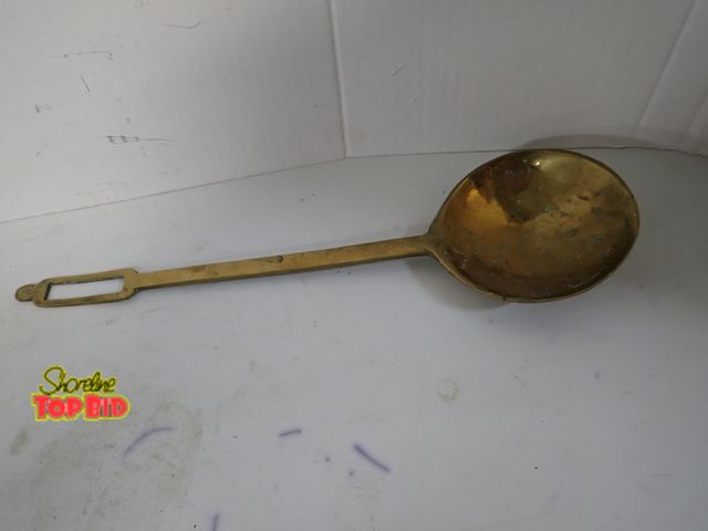Lot 59-10364 - Antique Solid Brass Ladle
