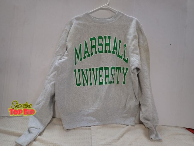 Lot 59-13132 - New Old Stock Vintage 1980s-1990s Marshall University Crewneck Sweatshirt- Size Medium, Made in USA