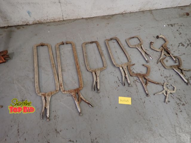Lot 59-20165 - 9 Vise Grip Welding Clamps