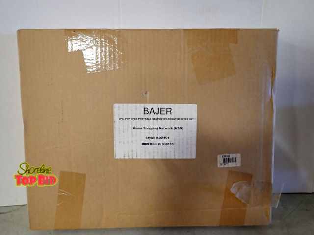 Lot 59-50072 - Bajer 2-pc Pop Open Portable Hamper, 1 pc Sweater Dryer Set