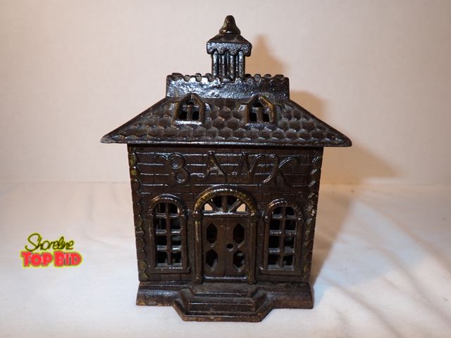 Lot 59-13127 - Antique Cast Iron Still Bank, Circa 1890-1910 by Kenton Hardware Co. Est. Value $120-$300