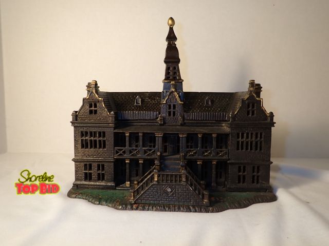 Lot 59-20079 - Antique Ives, Blakeslee Palace Cast Iron Still Bank, circa 1880s or 1890s Multi-Tiered Architectural...