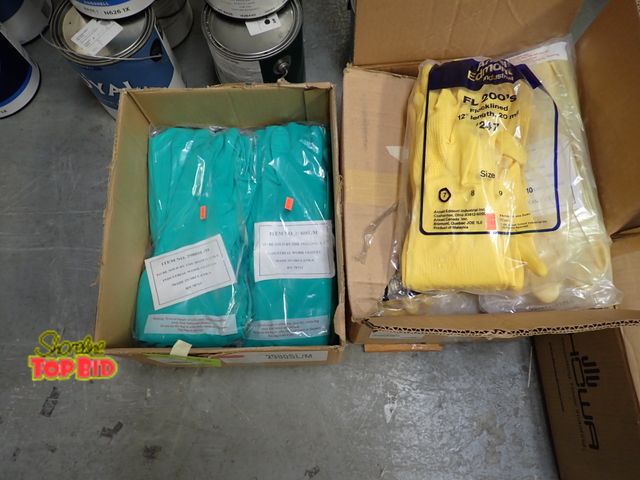 Lot 59-21139 - 2 Boxes, Vinyl Work Gloves, Size Large. Benefits YMCA Camp Pendalouan