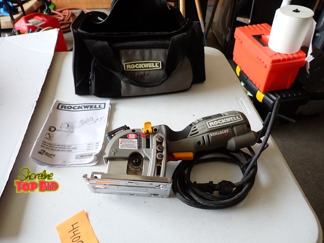 Lot 59-44099 - Rockwell Mini Laser Guided Circular Saw with Bag