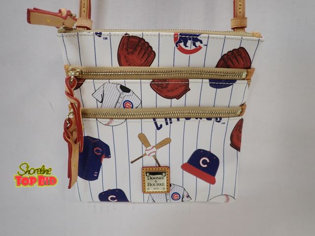 Lot 59-43271 - Dooney &amp; Bourke Crossbody Chicago Cubs Handbag, Gently Used - Good Condition