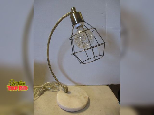 Lot 59-10040 - Industrial Look Lamp with Marble Base
