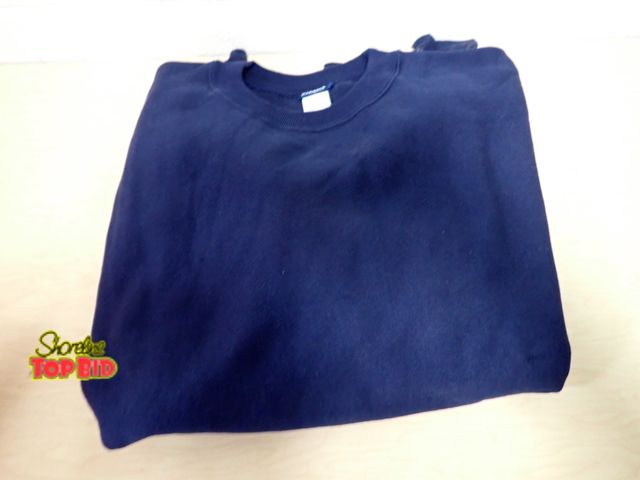 Lot 59-45101 - New Old Stock Navy Sweatshirt Size Large