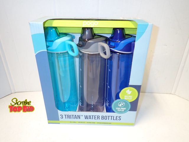 Lot 59-21480 - New Pogo 3 Tritan Water Bottles, 32 oz