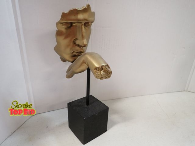 Lot 59-43589 - Floating Kissing Hand Surreal Kiss Sculpture