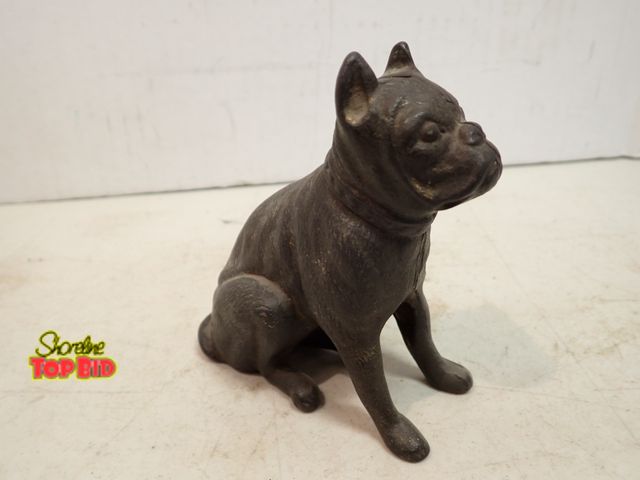 Lot 59-14497 - Antique Cast Iron Bulldog Still Bank, early 20th century (1900-1930)